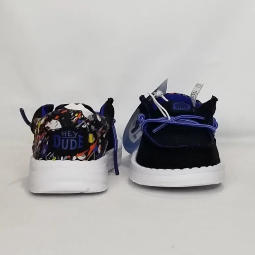 Hey Dude Toddler Wally Funk T SPatter Casual Moccasin Size 5 NWT
